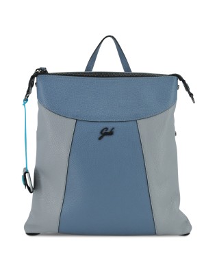 Gabs - Women's Convertible Two-Tone Leather Backpack,...