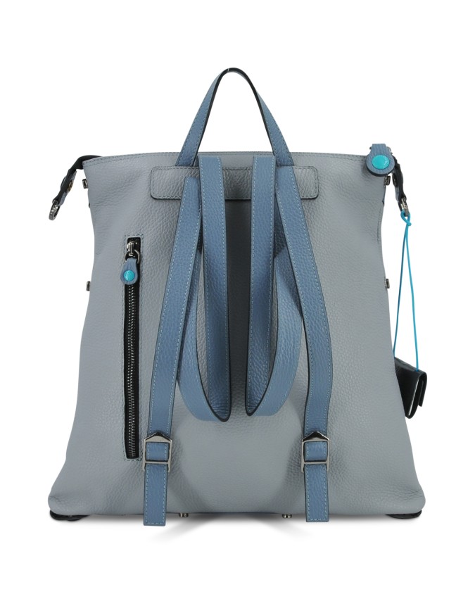  Gabs - Zaino donna trasformabile in pelle bicolor Tg. 
