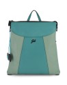  Gabs - Zaino donna trasformabile in pelle bicolor Tg. 