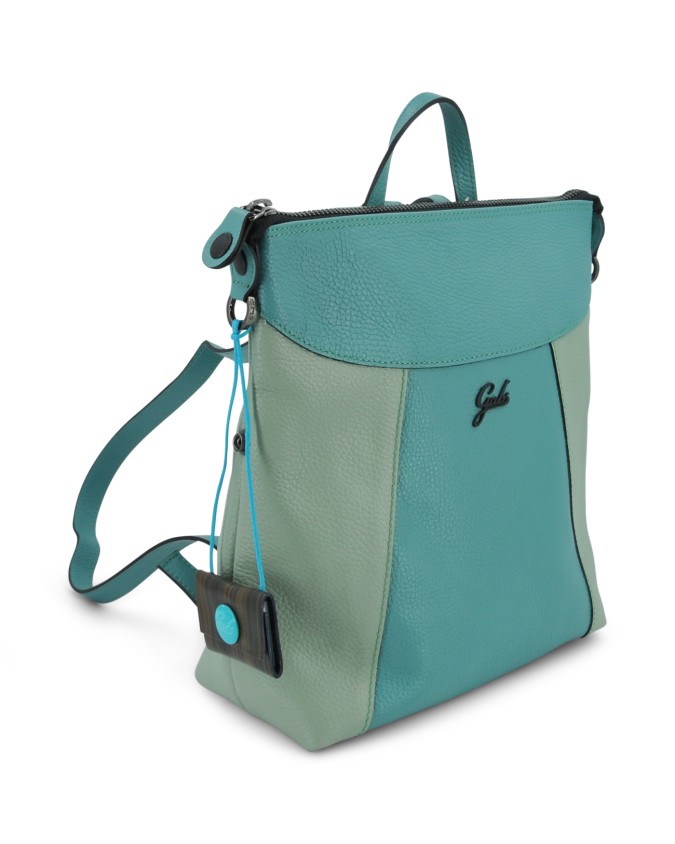  Gabs - Zaino donna trasformabile in pelle bicolor Tg. 
