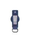  Piquadro - Portachiavi in pelle per AirTag® e CONNEQU Blue