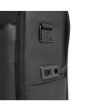  Piquadro - Zaino da viaggio in pelle con chiusura a impronta