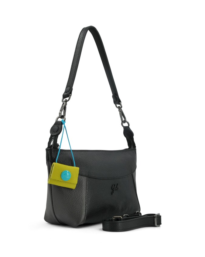  Gabs - Borsa a spalla in pelle bicolor Tg. 