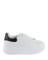 Ynot - Sneakers Donna Platform in Pelle con Charm Decorativo