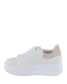 Ynot - Sneakers Donna Platform in Pelle con Charm Decorativo