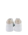  Ynot - Sneakers Donna Platform in Pelle con Charm Decorativo