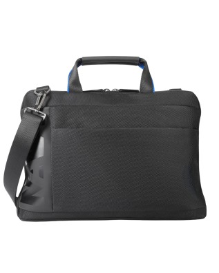 Nava - Slim 15.6" Polyester Laptop Bag with Crossbody...