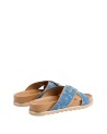  Alviero Martini Prima Classe - Sandali incrociati in denim