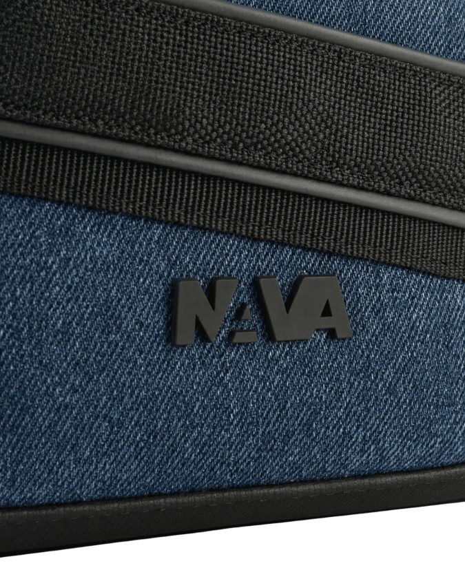  Nava - Borsa a Tracolla Slim con Due Comparti Motion