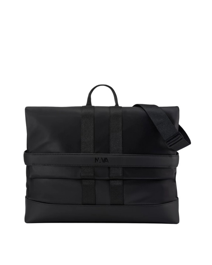  Nava - Messenger Porta Pc 14" con Patta in Poliestere Uniform