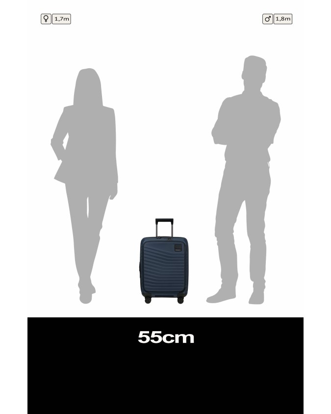  Samsonite - Trolley Rigido Cabina 55 cm in Polipropilene Easy
