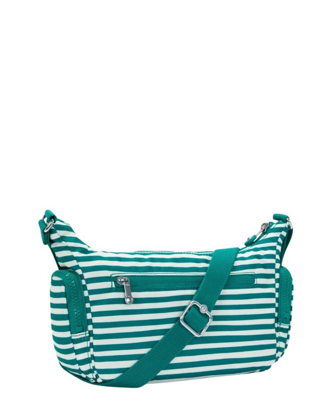  Kipling - Borsa a tracolla piccola in nylon riciclato stampa