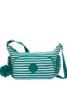  Kipling - Borsa a tracolla piccola in nylon riciclato stampa