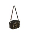  Campomaggi – Borsa a tracolla camera bag in pelle con borchie