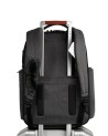  Piquadro - Zaino iconico all-tech in pelle e tessuto Bagmotic