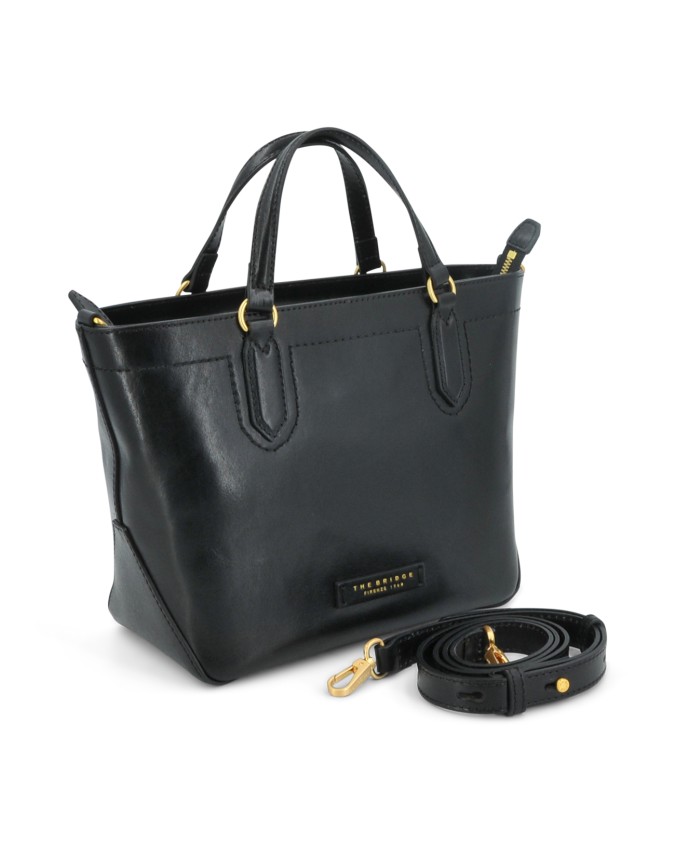  The Bridge - Borsa a mano in pelle con tracolla removibile