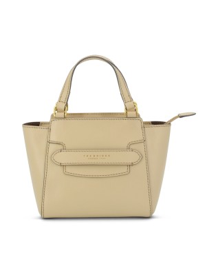  The Bridge - Borsa a mano in pelle con doppio manico e