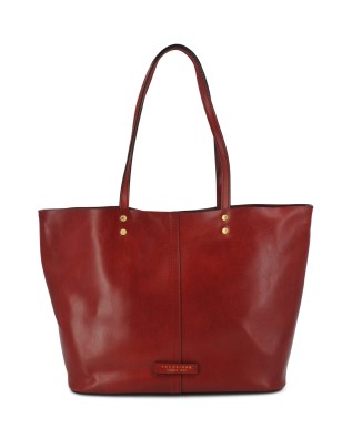  The Bridge - Borsa shopper in pelle con doppio manico Lisa
