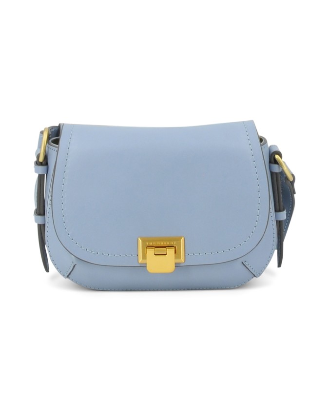  The Bridge - Borsa a tracolla in pelle con patta Federica