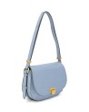  The Bridge - Borsa a tracolla in pelle media con patta Federica