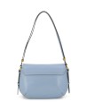  The Bridge - Borsa a tracolla in pelle media con patta Federica