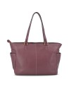  The Bridge - Borsa in pelle shopper con tasche laterali Letizia