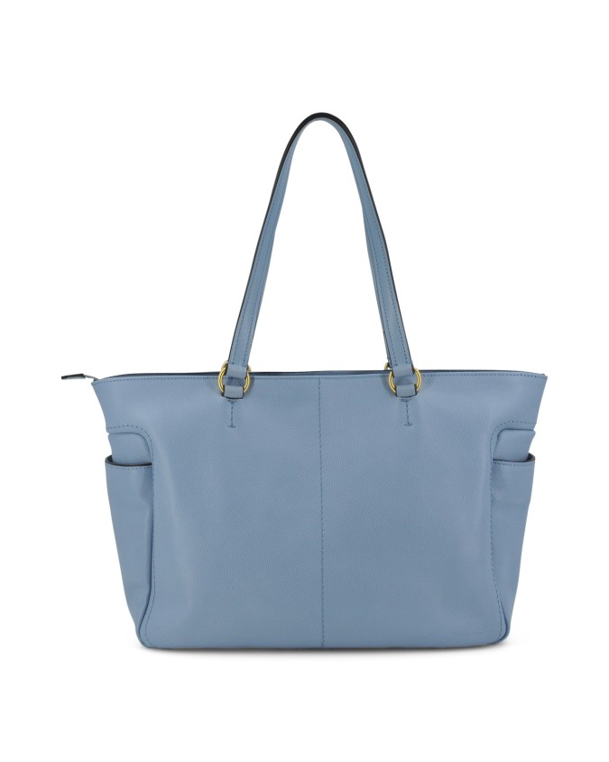  The Bridge - Borsa in pelle shopper con tasche laterali Letizia