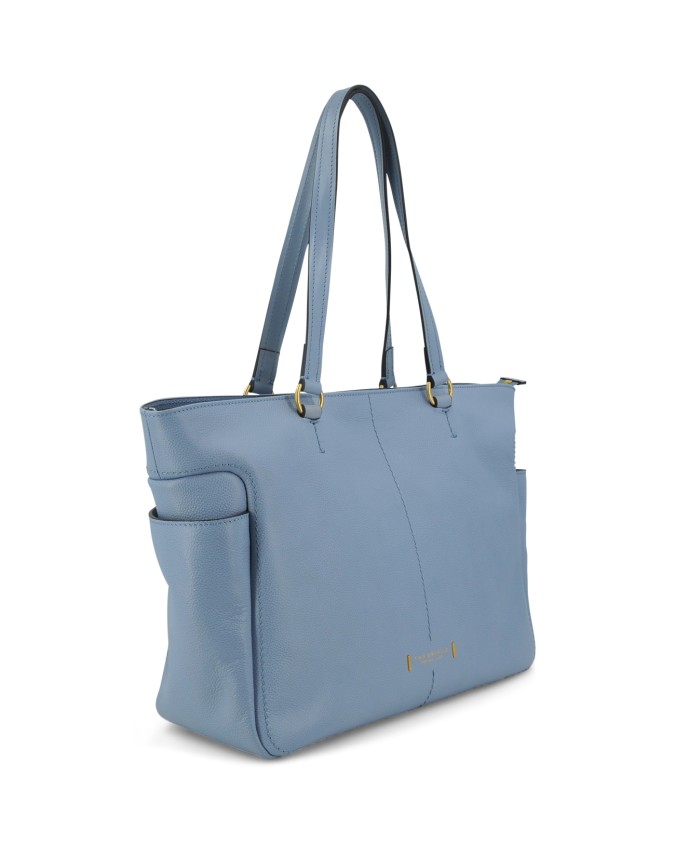  The Bridge - Borsa in pelle shopper con tasche laterali Letizia