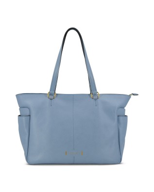 The Bridge - Letizia Leather Shopper Bag with Side...