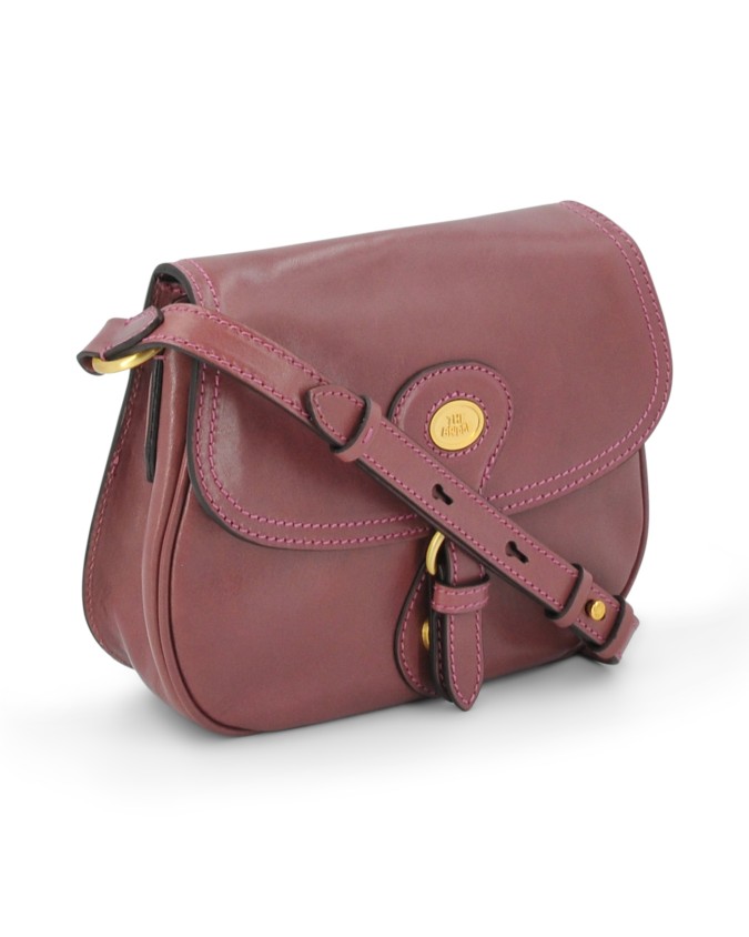  The Bridge - Borsa a tracolla in pelle con patta Isadora