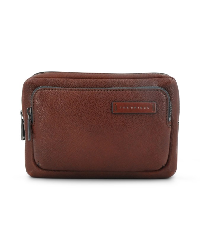  The Bridge - Pochette uomo da polso in pelle con tasca esterna