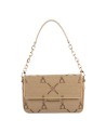  Atelier du Sac - Borsa a spalla in tessuto jacquard con patta