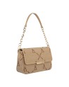  Atelier du Sac - Borsa a spalla in tessuto jacquard con patta