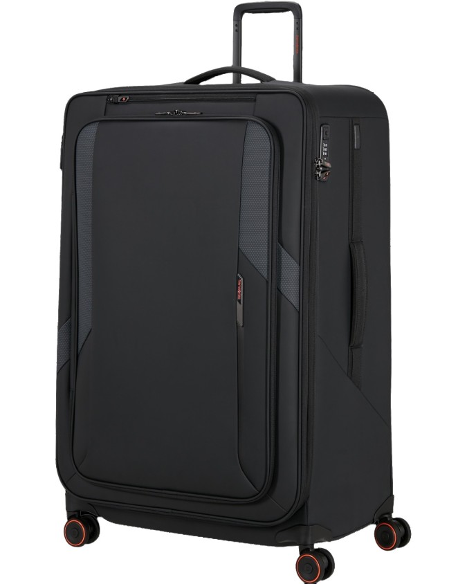  Samsonite - Trolley XL 84 cm espandibile in poliestere 4 Ruote