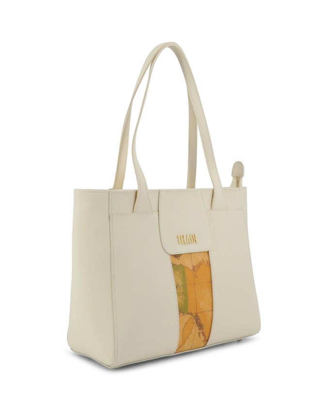  Alviero Martini Prima Classe - Borsa shopping media in tessuto