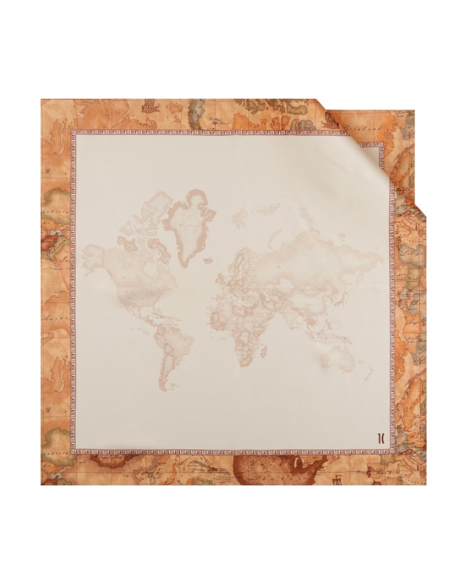  Alviero Martini Prima Classe - Foulard in seta Geo White Mix