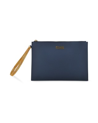  Alviero Martini Prima Classe - Clutch con Polsiera in Tessuto