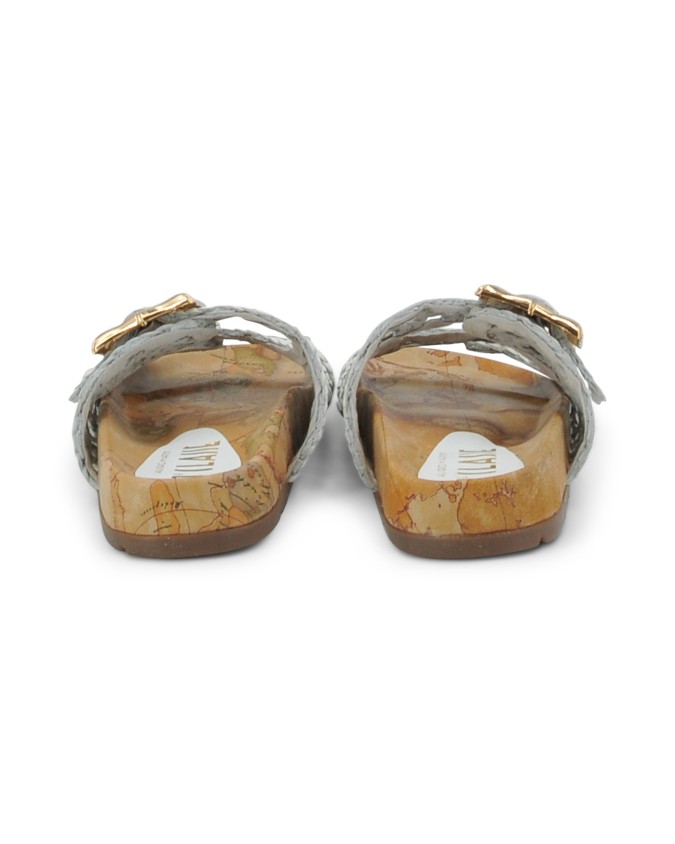  Alviero Martini Prima Classe - Sandali Doppia Fascia in Nappa