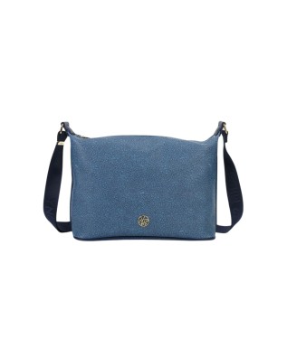  Ynot - Borsa Donna Hobo large con logo Lux