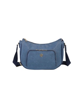  Ynot - Borsa Donna Hobo in poliuretano con tasca frontale Lux