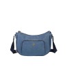  Ynot - Borsa Donna Hobo in poliuretano con tasca frontale Lux