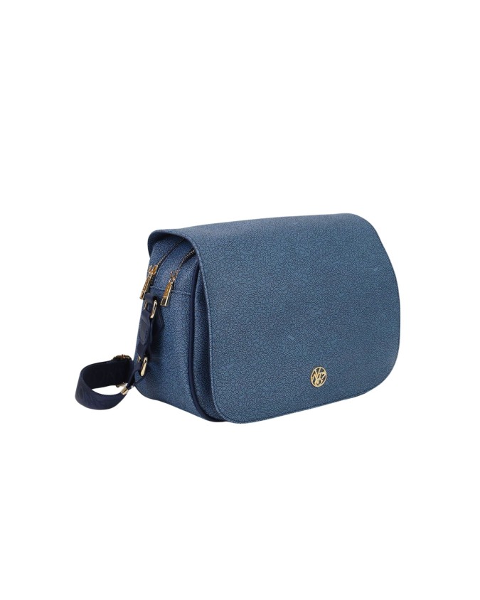  Ynot - Borsa a Tracolla Donna in poliuretano con patta Lux