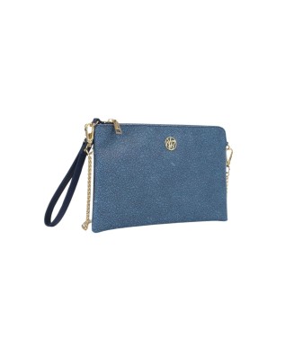  Ynot- Clutch Donna con tracolla in metallo Lux 2