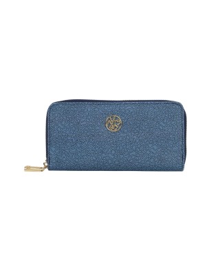  Ynot - Portafoglio Donna con doppia zip in poliuretano Lux