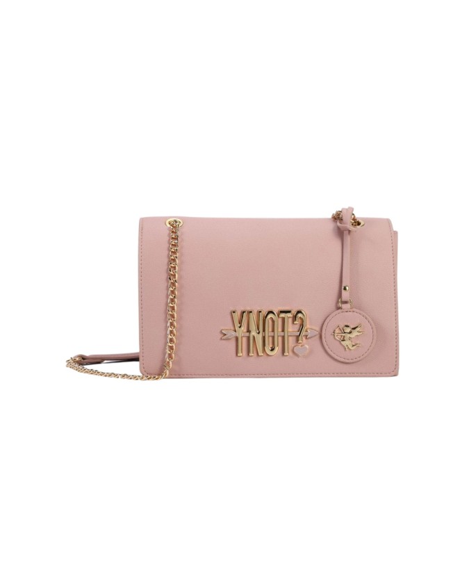  Ynot - Borsa Donna Flap in ecopelle con catena Lovers