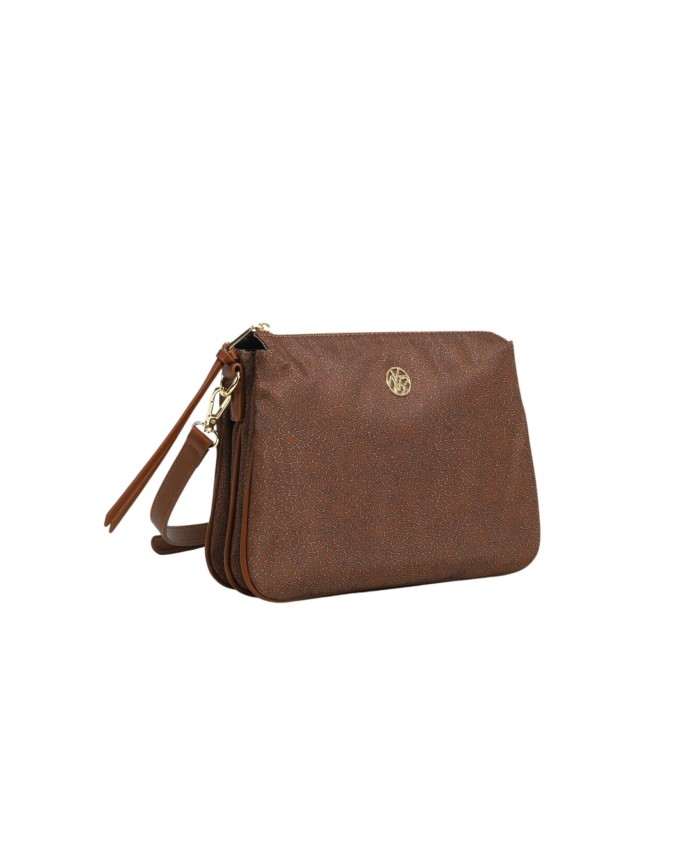  Ynot - Borsa Donna con tre comparti interni in tessuto Cloud