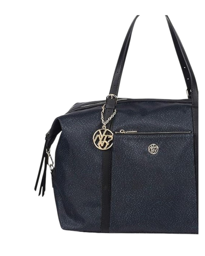  Ynot - Borsa Donna modello Weekend in tessuto ed ecopelle Cloud