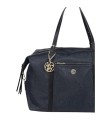  Ynot - Borsa Donna modello Weekend in tessuto ed ecopelle Cloud