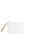  Alviero Martini Prima Classe - Clutch con Polsiera in Tessuto
