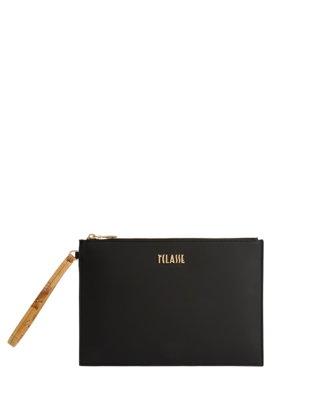  Alviero Martini Prima Classe - Clutch con Polsiera in Tessuto